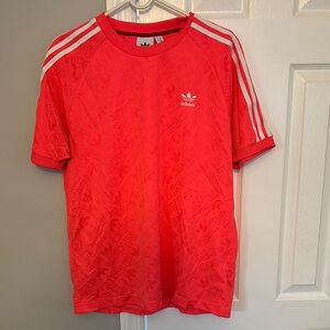 Adidas Mens Red T-Shirt